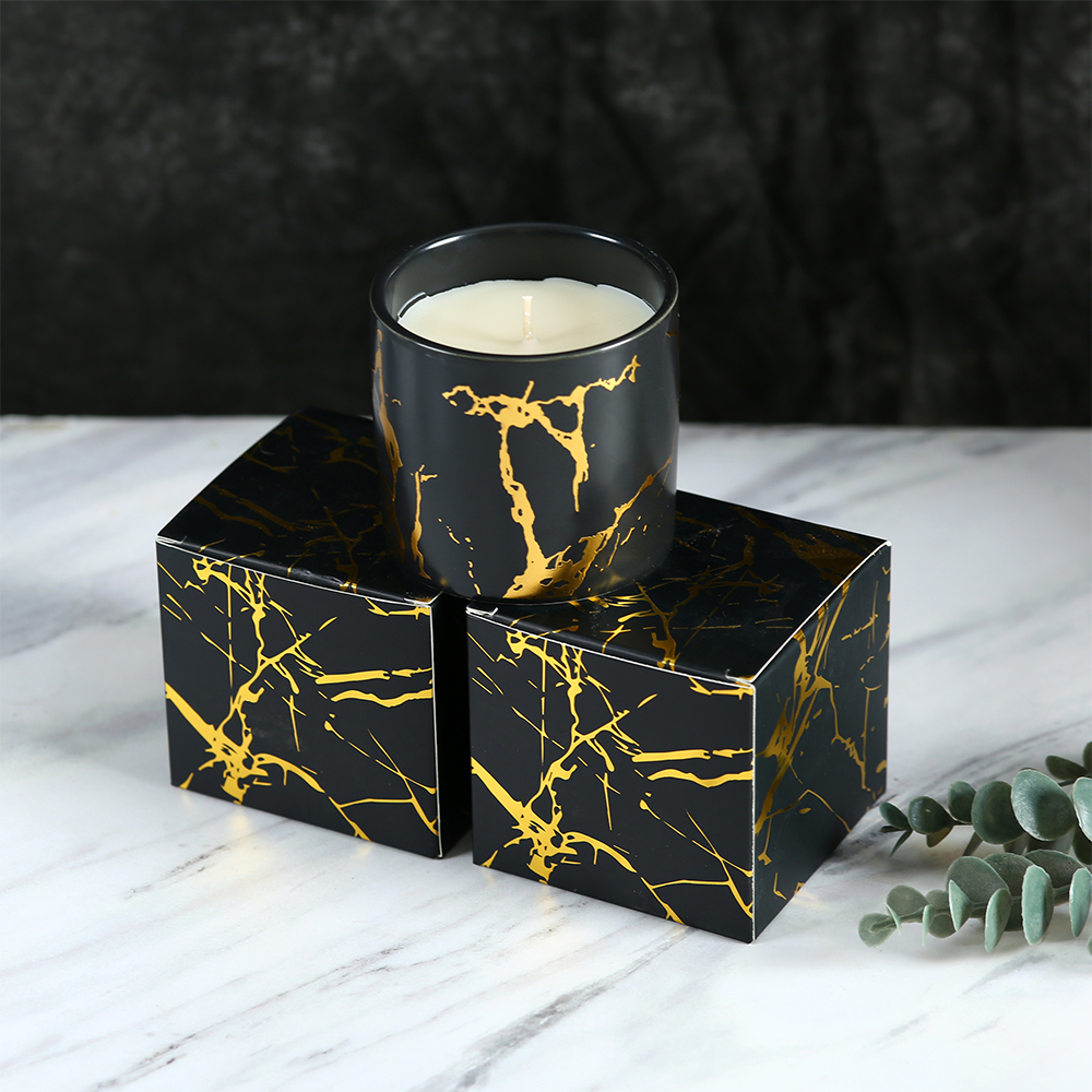 Бяздымная арганічная соевая шкляная шкляная слоічка духмяная свечка