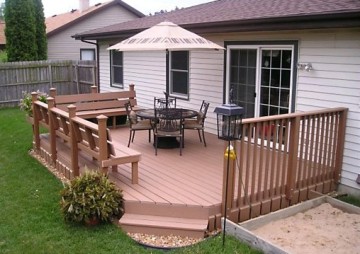 Waterproof Wood Plastic Composite Handrailing