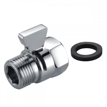 Single way stainless steel toilet angle valve