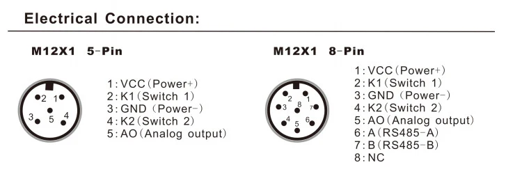 Modbus 0-5V Input Type Electronic Water Level Transmitter with Switching