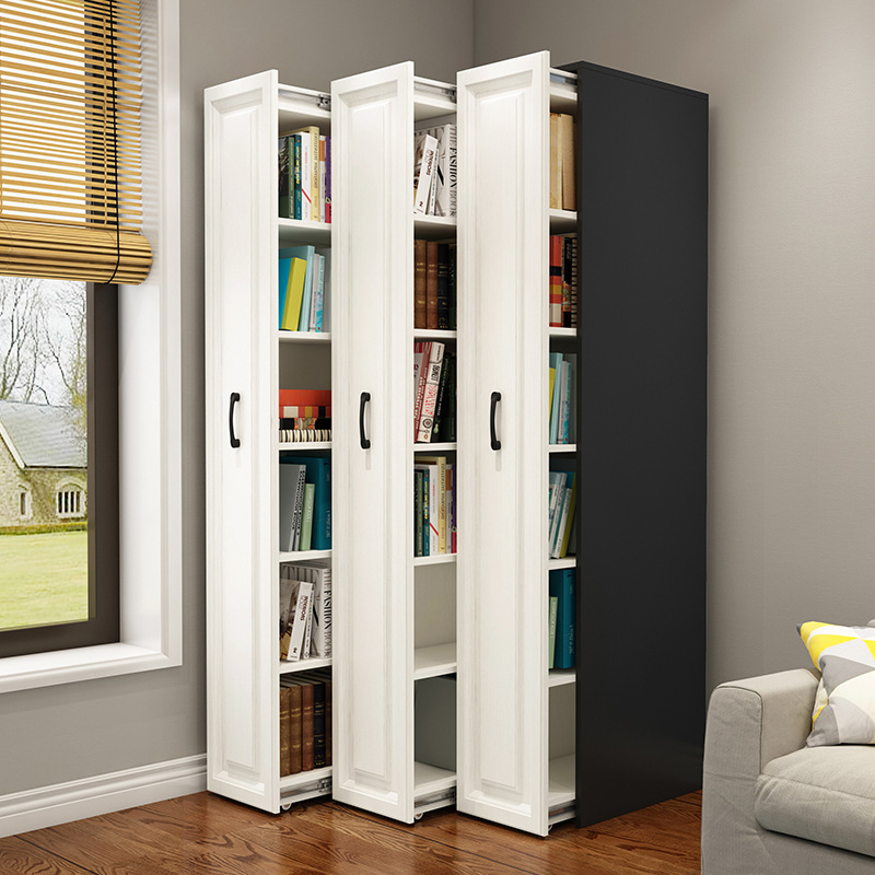 Sliding Door Bookcase Space Saving Office Furniture