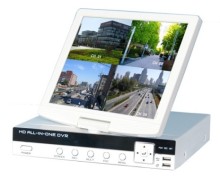 8CH All in One DVR with 10.5 Inch LCD Monitor DVR