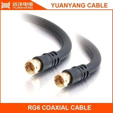 100yards rg6 with power cable smatv cable TV cable coaxial for tv system satellite dish dvb connect cable high coverage
