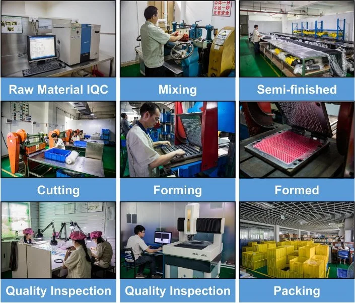 Customized Auto Part NBR EPDM Viton Silicone Grommet Rubber Gasket