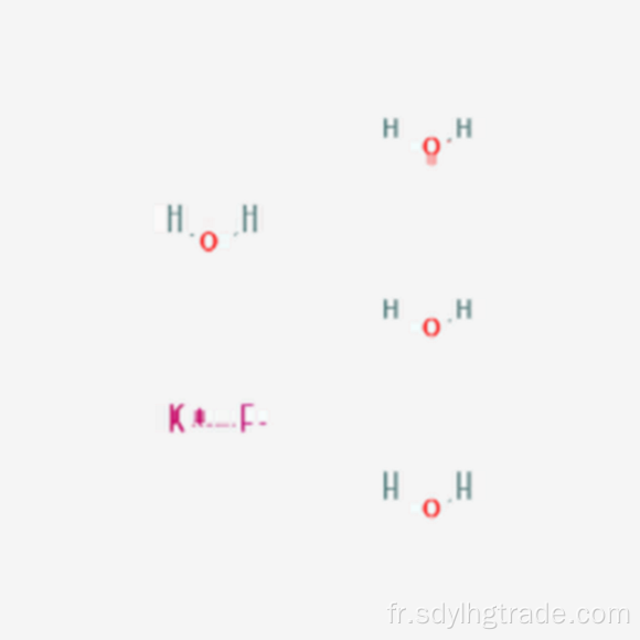 énergie de réseau de fluorure de potassium