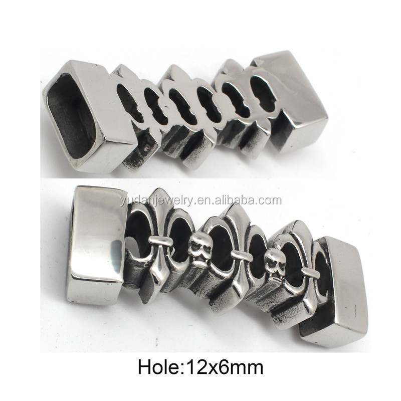 Stainless Steel Cross Arrow Connector Charms Bracelet Findings Jewelry Parts Supplies