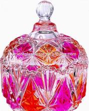 sugar bowl glass crystal glass sugar jar