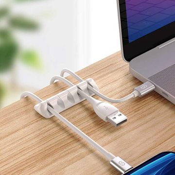 Cord arrangör kabel självhäftande USB-kabelhållare