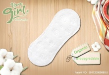 Feel free organic cotton ladies panty liner