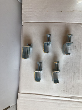 Heavy Duty HVAC Ventilation Zinc Plating Clamp G-Clamps