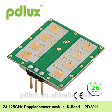 Doppler module sensor 24ghz, K-Band Bistatic Doppler Transceiver Module