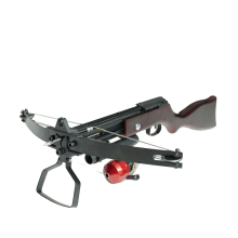 Solid wood handle shooting crossbow for wilderness survival