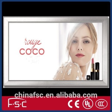 Aluminum frame led panel for shop ad disply