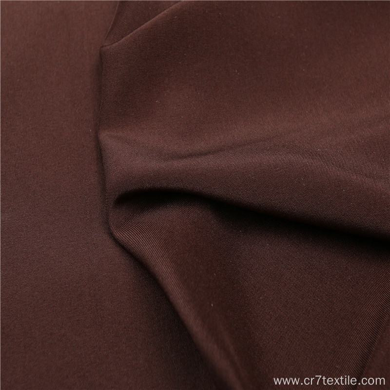 Plain Woven Dyed 100% Polyester Garemnt Fabric