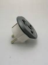 European Grounded Power Plug Adapter Converter