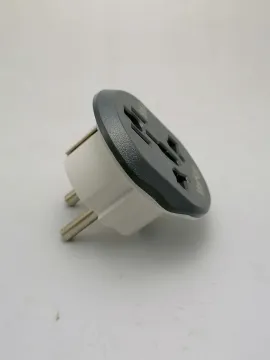 European Grounded Power Plug Adapter Converter