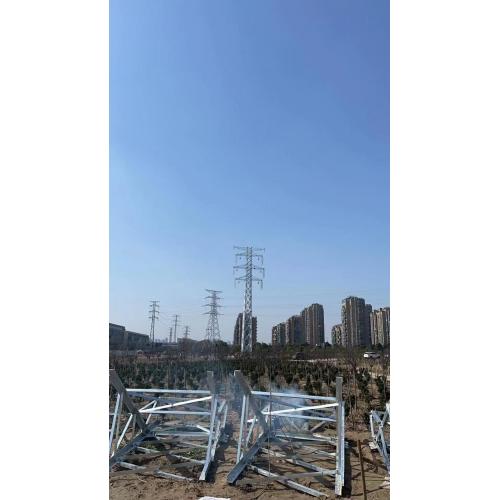 Menara tubular steel jalur transmisi 220kV