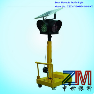 LED Solar Powered Roadway Safety Movable Flashing Light / Solar Lamp