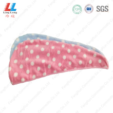 Spots pretty hair dry towel sponge