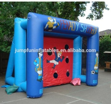 Kids games inflatable soccer goal/Football shoot/Soccer shooting games