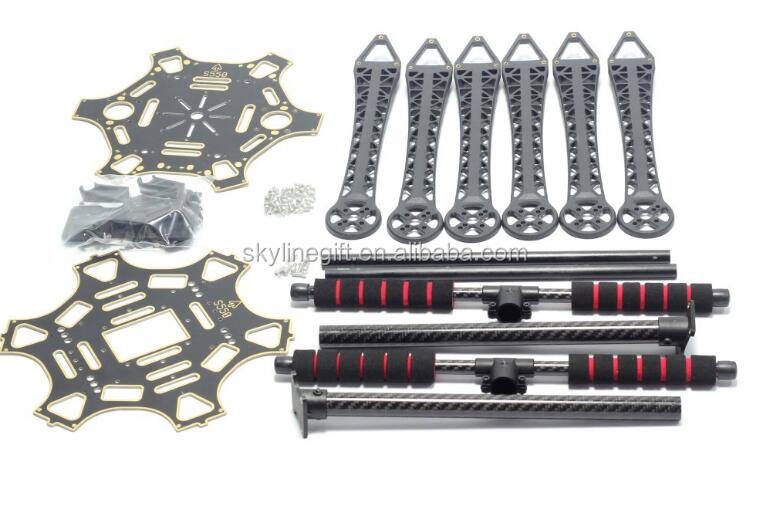 S550 F550 500 Upgrade Hexacopter Frame Kit with Unflodable Landing Gear for FPV Quadcopter Drone