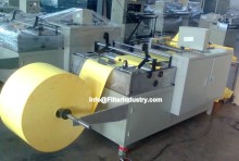 Air filter making machine Rotary pleater