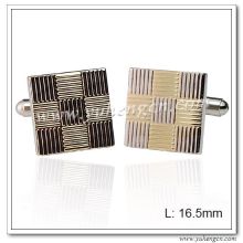Square Brass Cufflinks,Gold Plated Jewelry