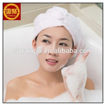 Hair towel of micrfiber cloth/hair dry cap hair towel /wrap of microfiber ,terry cloth hair towel