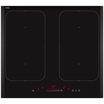 Induction Kitchen Hobs Black Tempered Glass