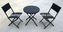 Floding 3pcs bistro ourdoor furniture set