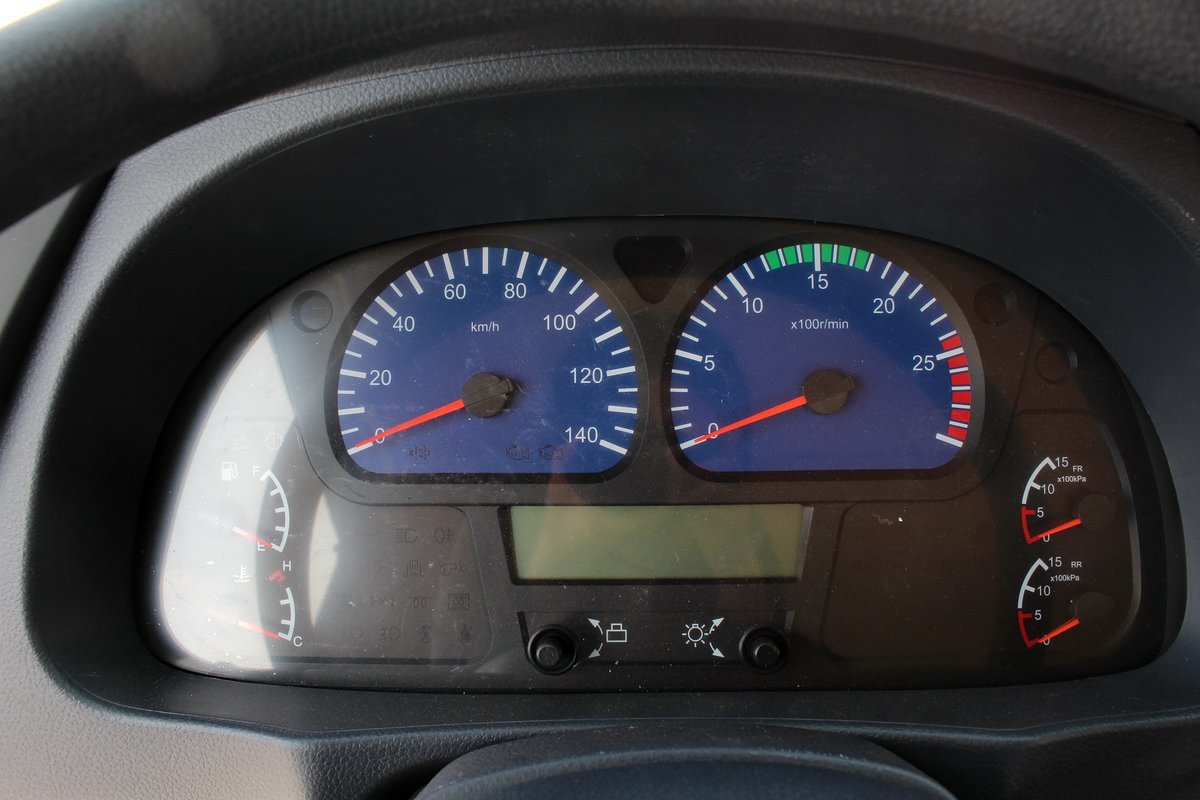 Dashboard in the cab