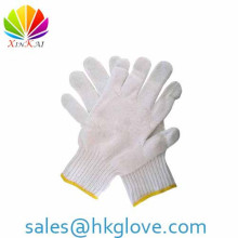 600grams bleach white cotton hand Gloves HKA1181