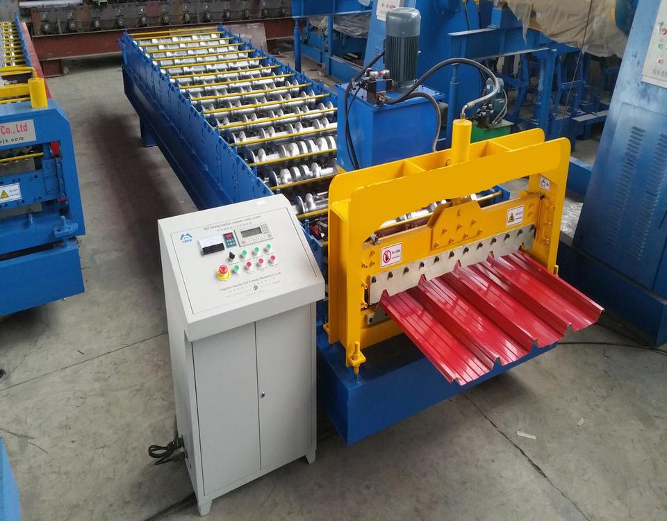 IBR Color Metal Roof And Wall Sheet Cold Roll Forming Machine