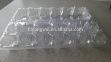PVC disposable plastic egg trays 12 hole