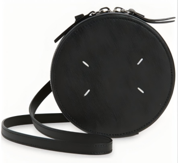 Micro Circle Leather Crossbody Bag