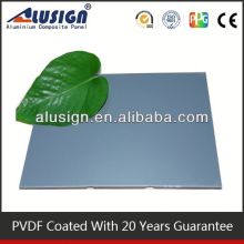 metallic color panel construction material