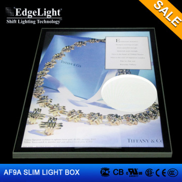 Edgelight Shop decoration poster frameless led magnetic shadow box light for sale