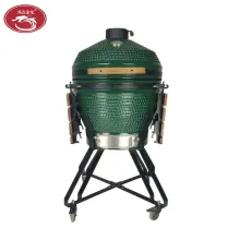 Kamado 26 Inch Charcoal BBQ Ceramic Portable Green Egg Grill