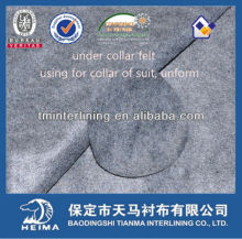under collar felt for suits, uniform