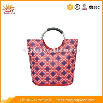 Fashionable rope handle tote shopping bag