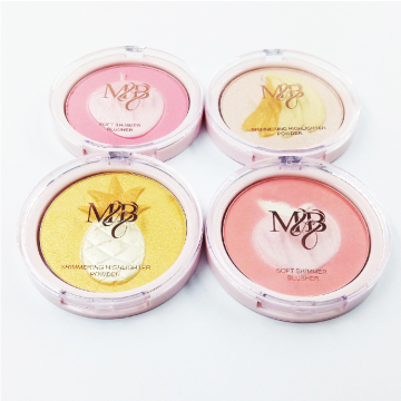 Low Moq High Quality Custom Logo Vegan Glitter Face Cosmetics Highlighter Makeup face highlighter makeup