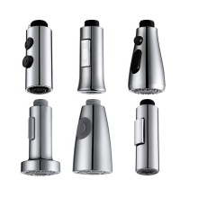 Universal Kitchen Water Faucet Pressure ABS Tap Pull-Out Parts Head Nozzle Adapter