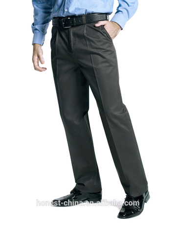 2016 new style twill pure cotton mens dress pants