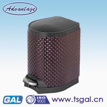 PU leather material waste bin