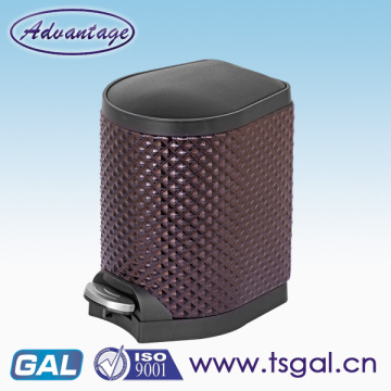PU leather material waste bin