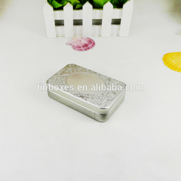 Wholesale Embossed rectangle tin box for soap