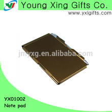 metal small notepad with pen