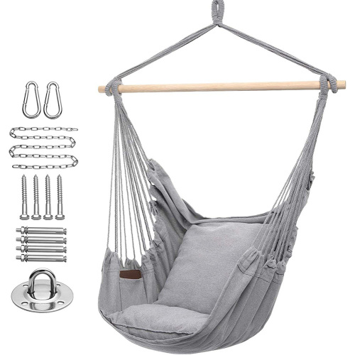 Hammock Hanging Chair with 2 Seat Pillows