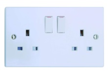 Fast Going Twin Switched Socket Double Pole