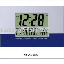 LCD Wall clock, digital wall clock, with CE & ROHS